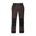 Brown - Front - Projob Mens Cargo Trousers