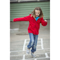 Red - Close up - Clique Childrens-Kids Basic Soft Shell Jacket