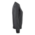 Anthracite Melange - Side - Clique Womens-Ladies Premium Round Neck Sweatshirt