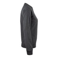Anthracite Melange - Side - Clique Womens-Ladies Premium Round Neck Sweatshirt
