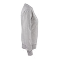 Grey Melange - Side - Clique Womens-Ladies Premium Round Neck Sweatshirt
