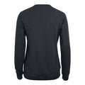 Black - Back - Clique Womens-Ladies Premium Round Neck Sweatshirt