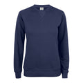 Dark Navy - Front - Clique Womens-Ladies Premium Round Neck Sweatshirt