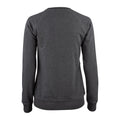 Anthracite Melange - Back - Clique Womens-Ladies Premium Round Neck Sweatshirt