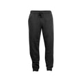 Black - Front - Clique Unisex Adult Basic Jogging Bottoms