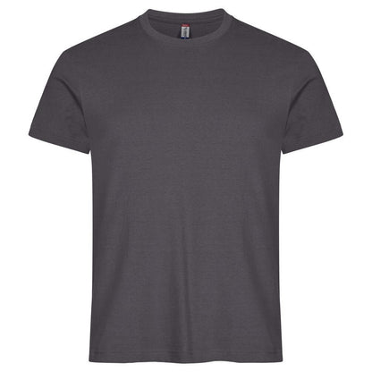 Metal Grey - Front - Clique Mens Basic T-Shirt