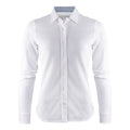 White - Front - James Harvest Womens-Ladies Burlingham Shirt