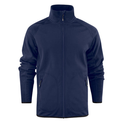 Navy - Front - James Harvest Mens Lockwood Soft Shell Jacket