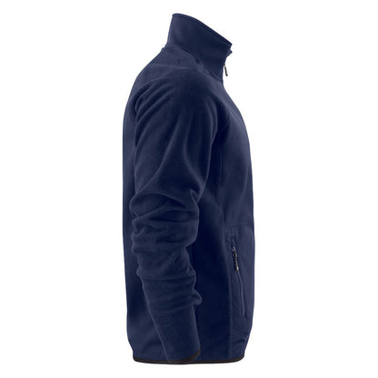 Navy - Side - James Harvest Mens Lockwood Soft Shell Jacket