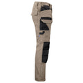 Khaki - Side - Projob Mens Cargo Trousers