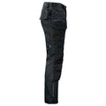 Black - Side - Projob Mens Cargo Trousers