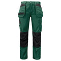 Forest Green - Front - Projob Mens Cargo Trousers