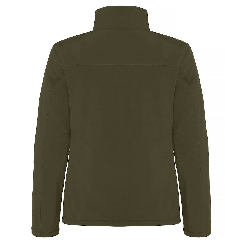 Fog Green - Back - Clique Womens-Ladies Padded Soft Shell Jacket