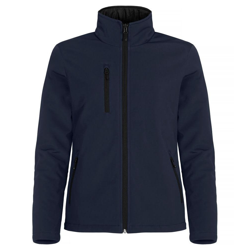 Dark Navy - Front - Clique Womens-Ladies Padded Soft Shell Jacket