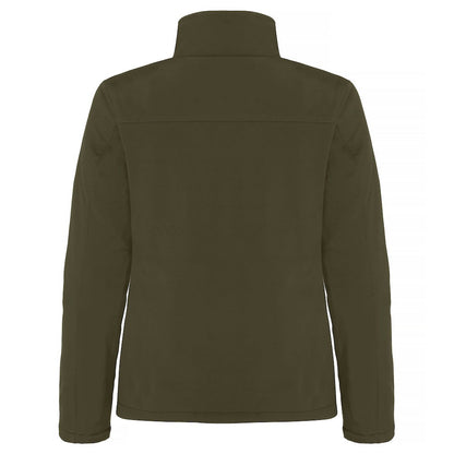 Fog Green - Back - Clique Womens-Ladies Padded Soft Shell Jacket