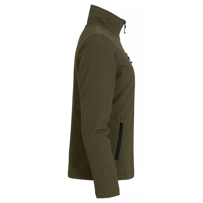 Fog Green - Side - Clique Womens-Ladies Padded Soft Shell Jacket