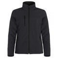Black - Front - Clique Womens-Ladies Padded Soft Shell Jacket