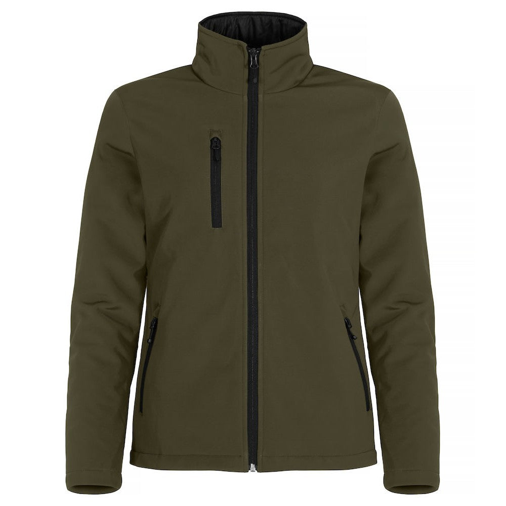 Fog Green - Front - Clique Womens-Ladies Padded Soft Shell Jacket