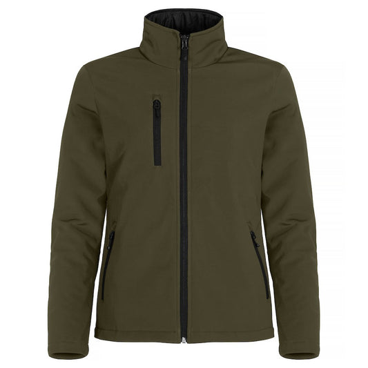 Fog Green - Front - Clique Womens-Ladies Padded Soft Shell Jacket