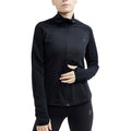 Black - Back - Craft Womens-Ladies Core Charge Jersey Jacket