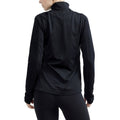 Black - Side - Craft Womens-Ladies Core Charge Jersey Jacket