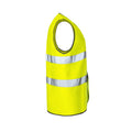 Yellow - Side - Projob Mens Hi-Vis Vest