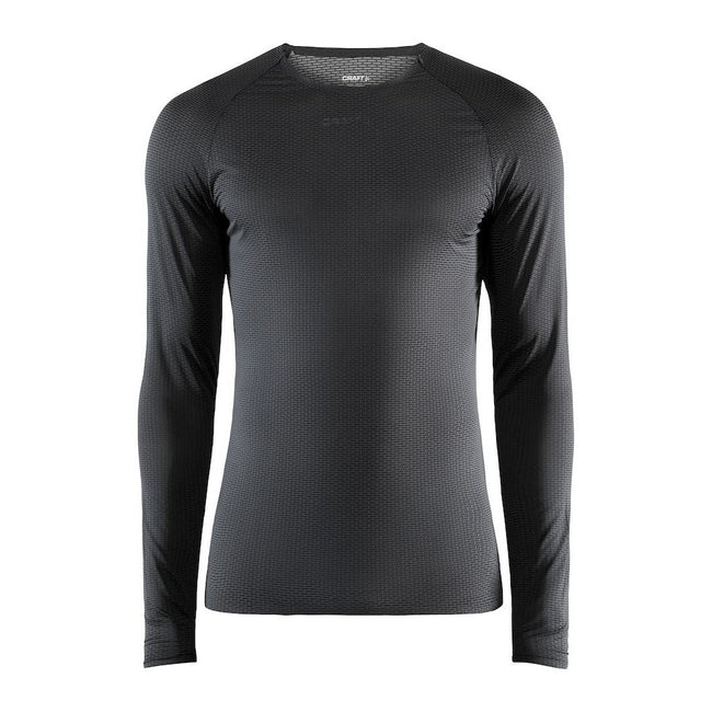 Black - Front - Craft Mens Pro Long-Sleeved Base Layer Top