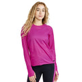 Pink - Back - Craft Womens-Ladies Pro Hypervent Base Layer Top
