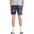 Black-Granite - Back - Craft Mens Core Charge Marble Effect Loose Fit Shorts