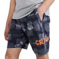 Black-Granite - Side - Craft Mens Core Charge Marble Effect Loose Fit Shorts