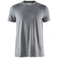 Dark Grey Melange - Front - Craft Mens ADV Essence Short-Sleeved T-Shirt