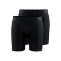 Black - Front - Craft Mens Core Dry Boxer Shorts (Pack of 2)
