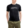 Black - Side - Craft Mens Core Unify Logo T-Shirt