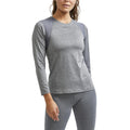 Dark Grey Melange - Back - Craft Womens-Ladies ADV Essence Long-Sleeved T-Shirt