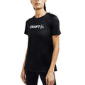 Black - Side - Craft Womens-Ladies Core Unify Logo T-Shirt