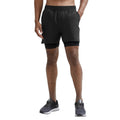 Black - Back - Craft Mens ADV Essence Stretch 2 in 1 Shorts