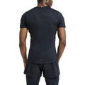 Black - Back - Craft Mens Mesh Wrap Short-Sleeved T-Shirt