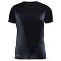 Black - Front - Craft Mens Mesh Wrap Short-Sleeved T-Shirt