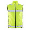 Neon Yellow - Front - Craft Unisex Adult Running Hi-Vis Vest