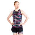 Multicoloured - Side - Craft Womens-Ladies CTM Distance Painted Effect Mesh Tank Top