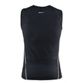 Black - Back - Craft Mens Mesh Lightweight Vest Top