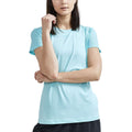 Sea Blue - Side - Craft Womens-Ladies ADV Essence Slim Short-Sleeved T-Shirt