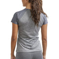 Dark Grey Melange - Back - Craft Womens-Ladies ADV Essence Slim Short-Sleeved T-Shirt