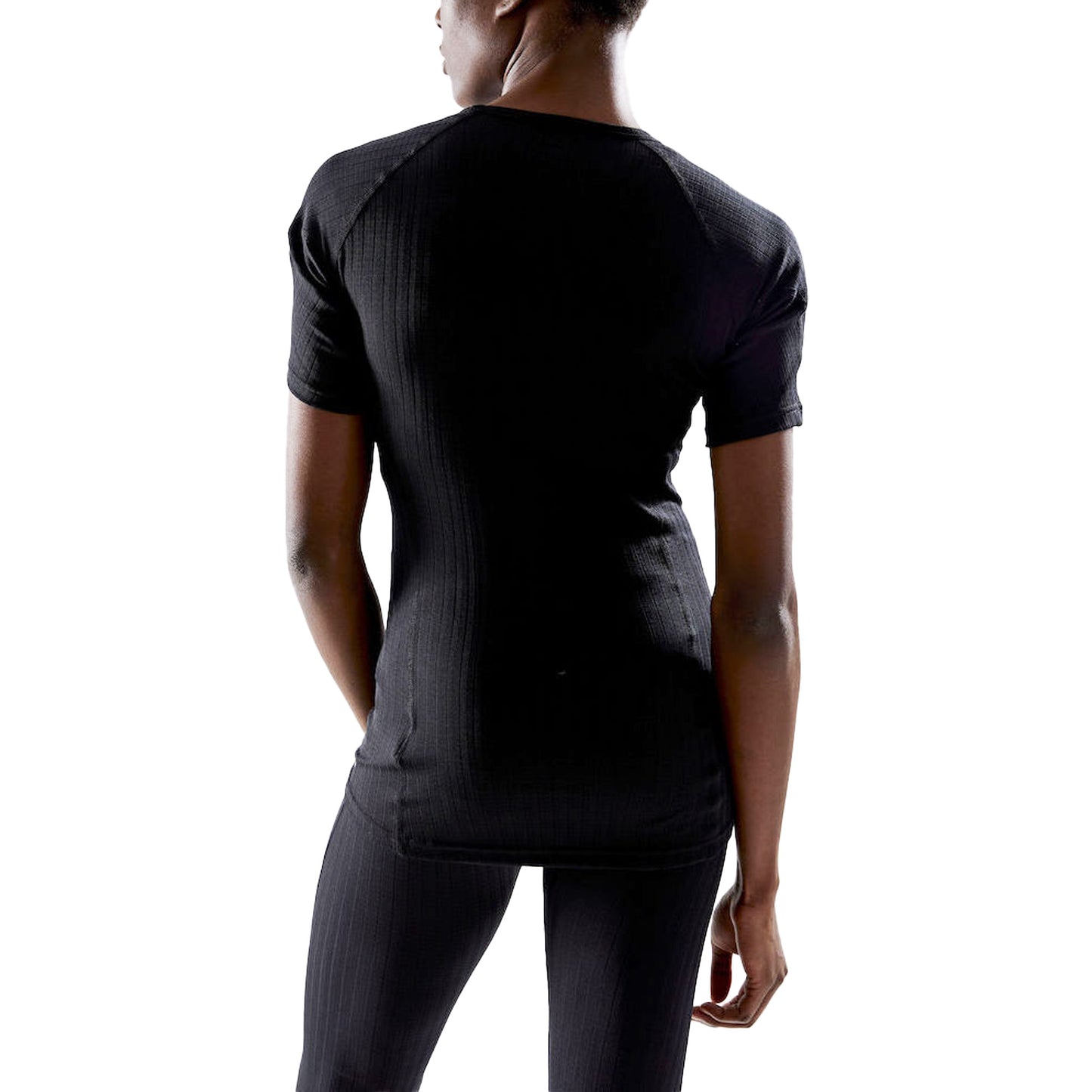 Black - Back - Craft Womens-Ladies Extreme X Round Neck Active T-Shirt