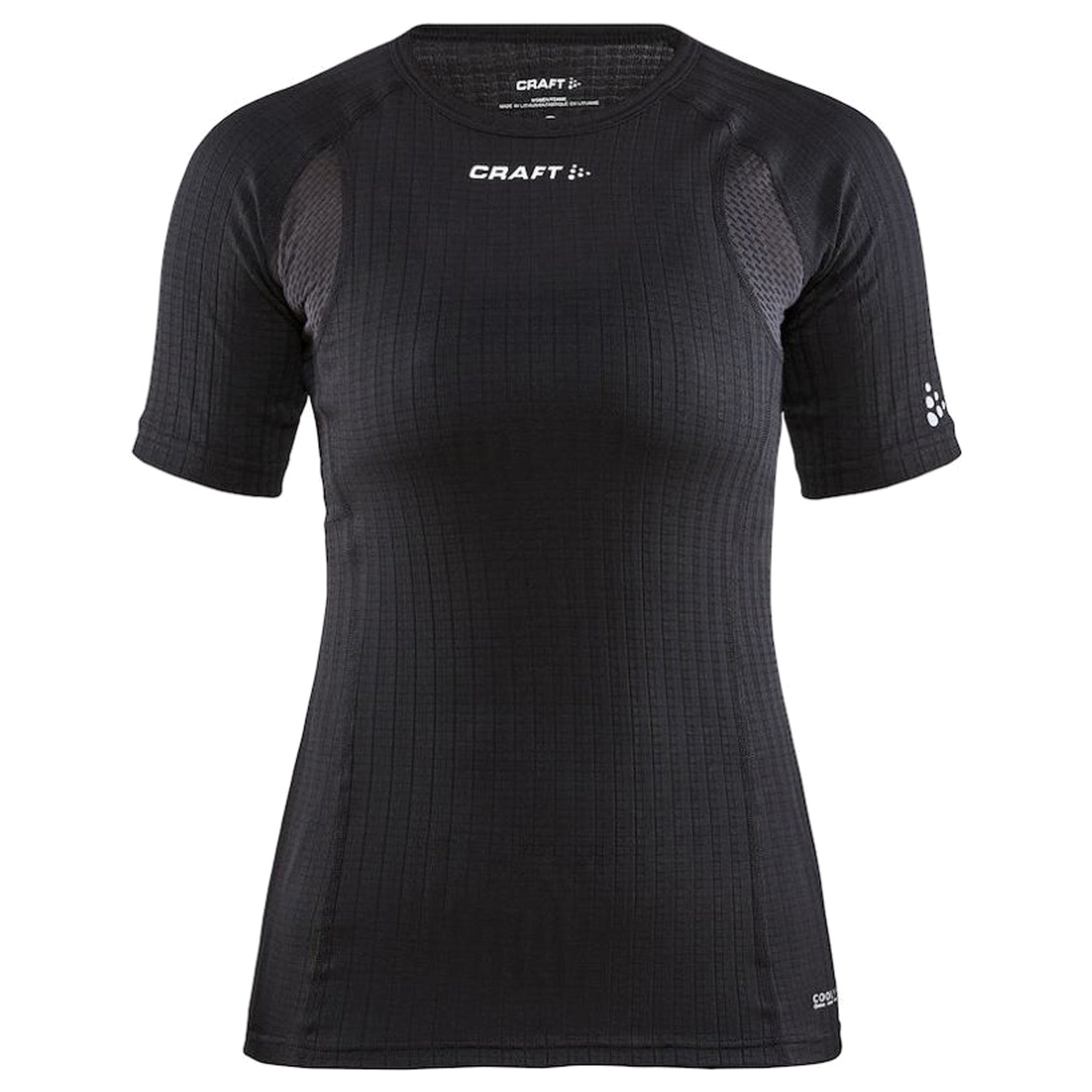 Black - Front - Craft Womens-Ladies Extreme X Round Neck Active T-Shirt