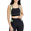 Black-Yellow-Green - Side - Craft Womens-Ladies Pro Charge Colour Block Crop Top