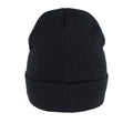 Black - Back - Clique Unisex Adult Hubert Patch Beanie