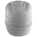 Grey Melange - Back - Clique Unisex Adult Hubert Patch Beanie