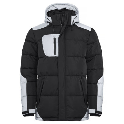 Black-White - Front - Clique Unisex Adult Dumas Jacket