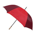 Red - Front - Mens-Womens Unisex Large Automatic Stripe Design, Golf Umbrella